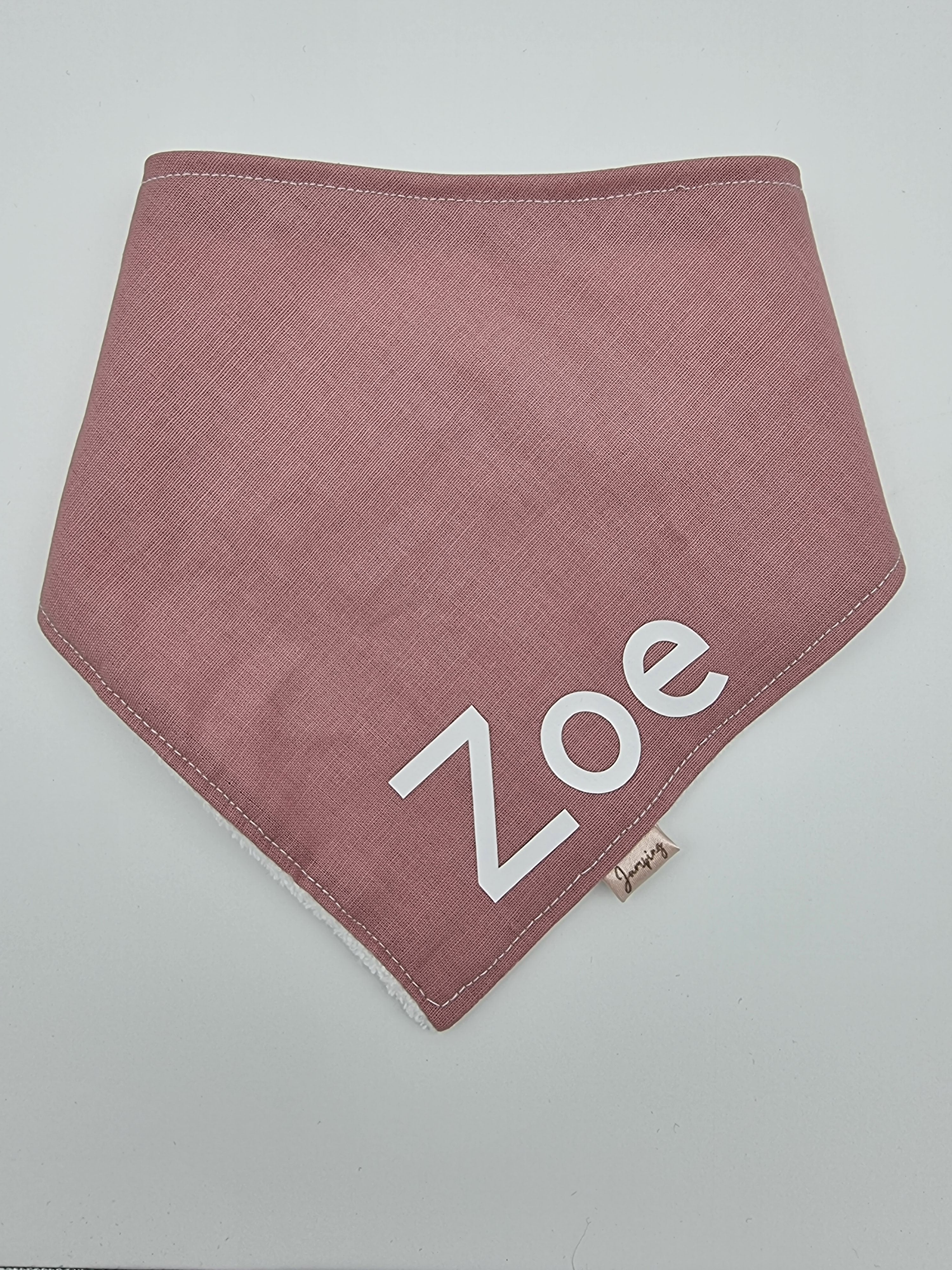 Plain colour or personalised dribble bib