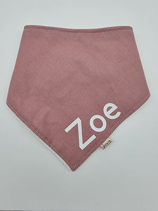 Plain colour or personalised dribble bib