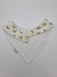 Rainbows fitted bib