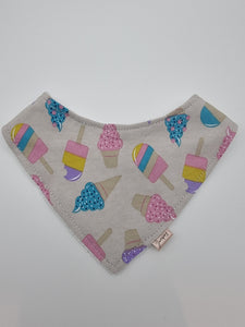 I scream you scream we all scream for ice cream fitted bib