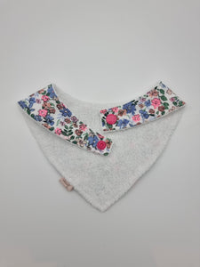 Colourful Floral fitted bib
