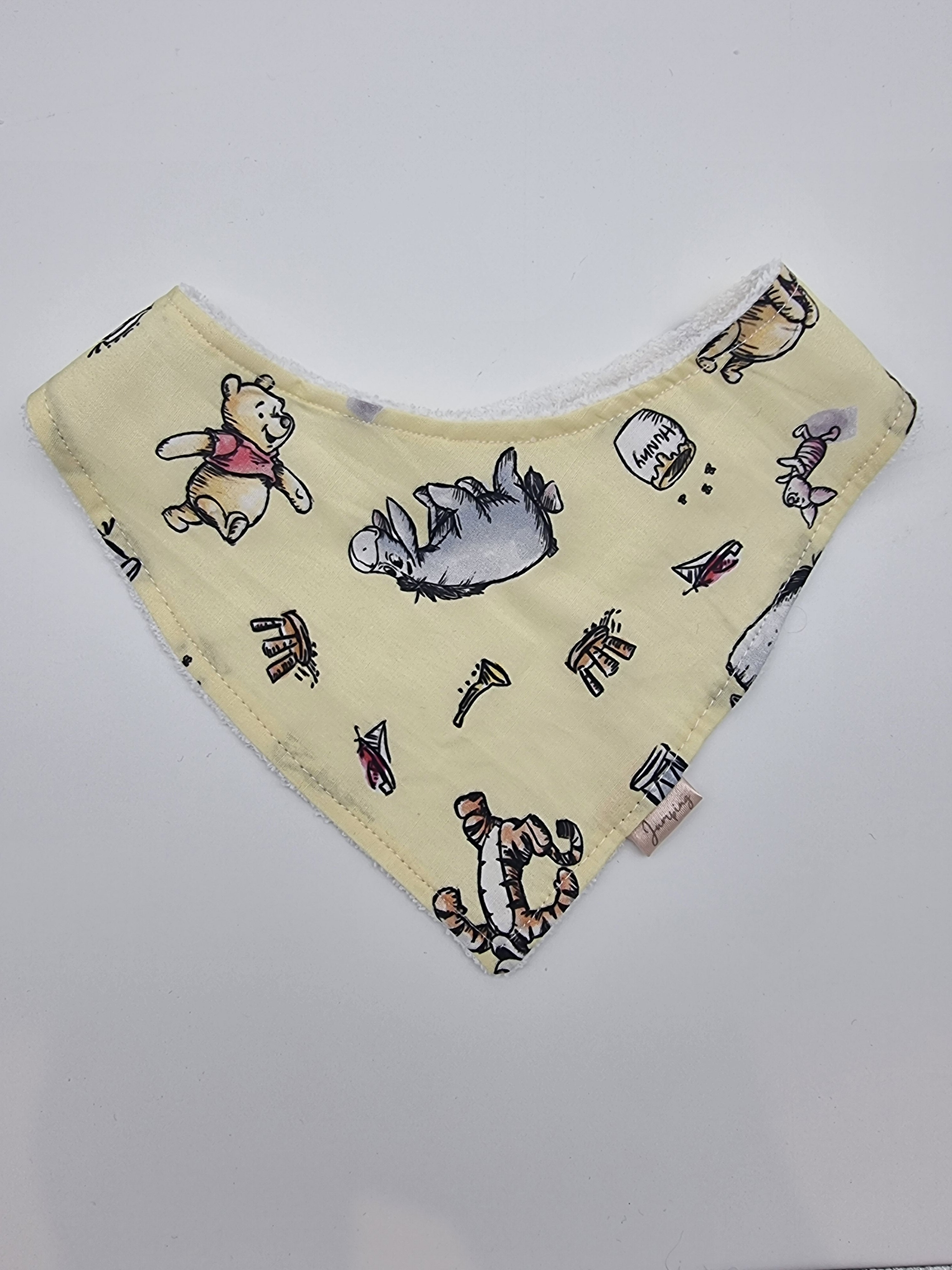 Winnie the Pooh fitted bib