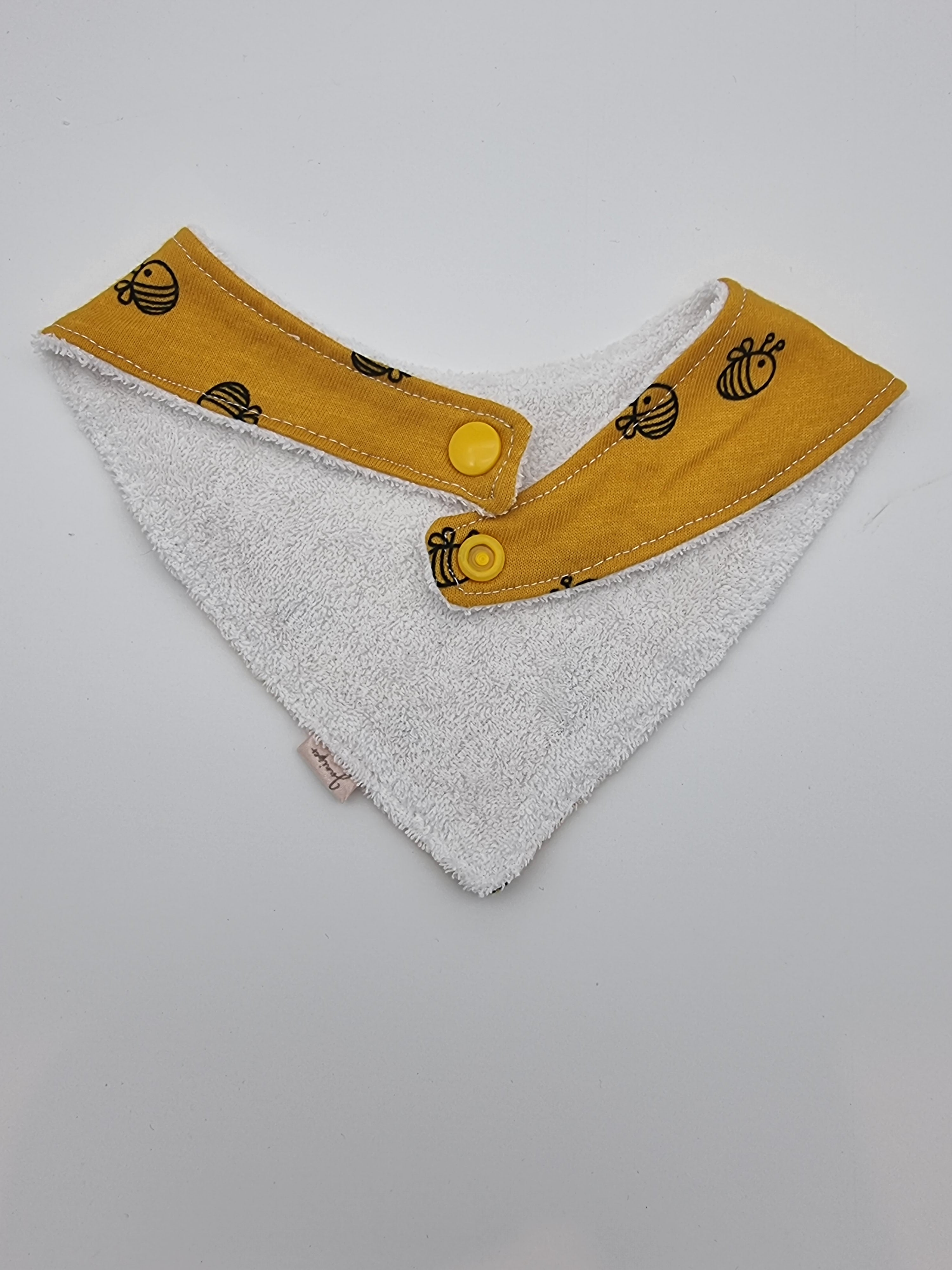 Buzzing bees fitted bib