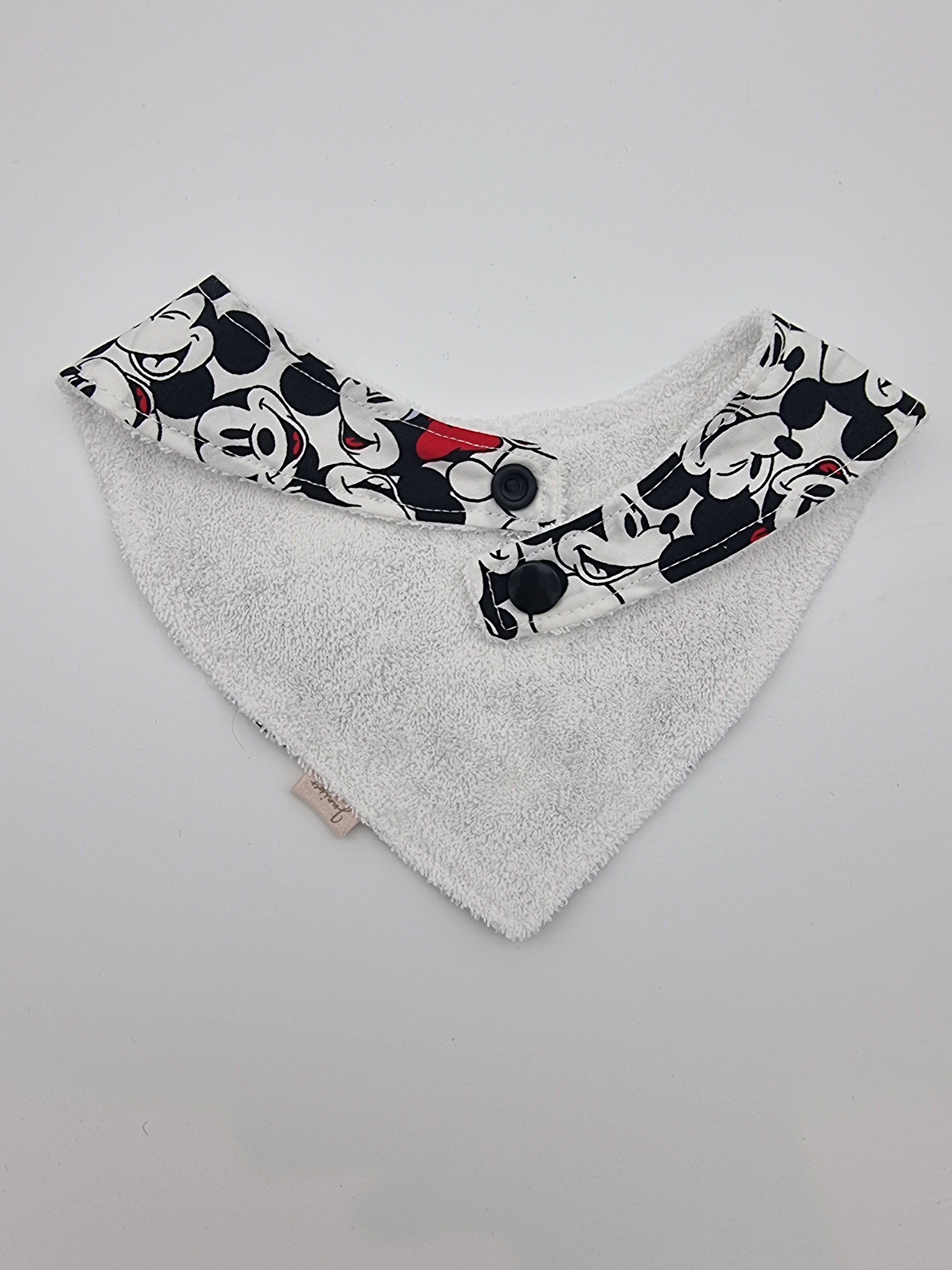 Mickey and Minnie fitted bib