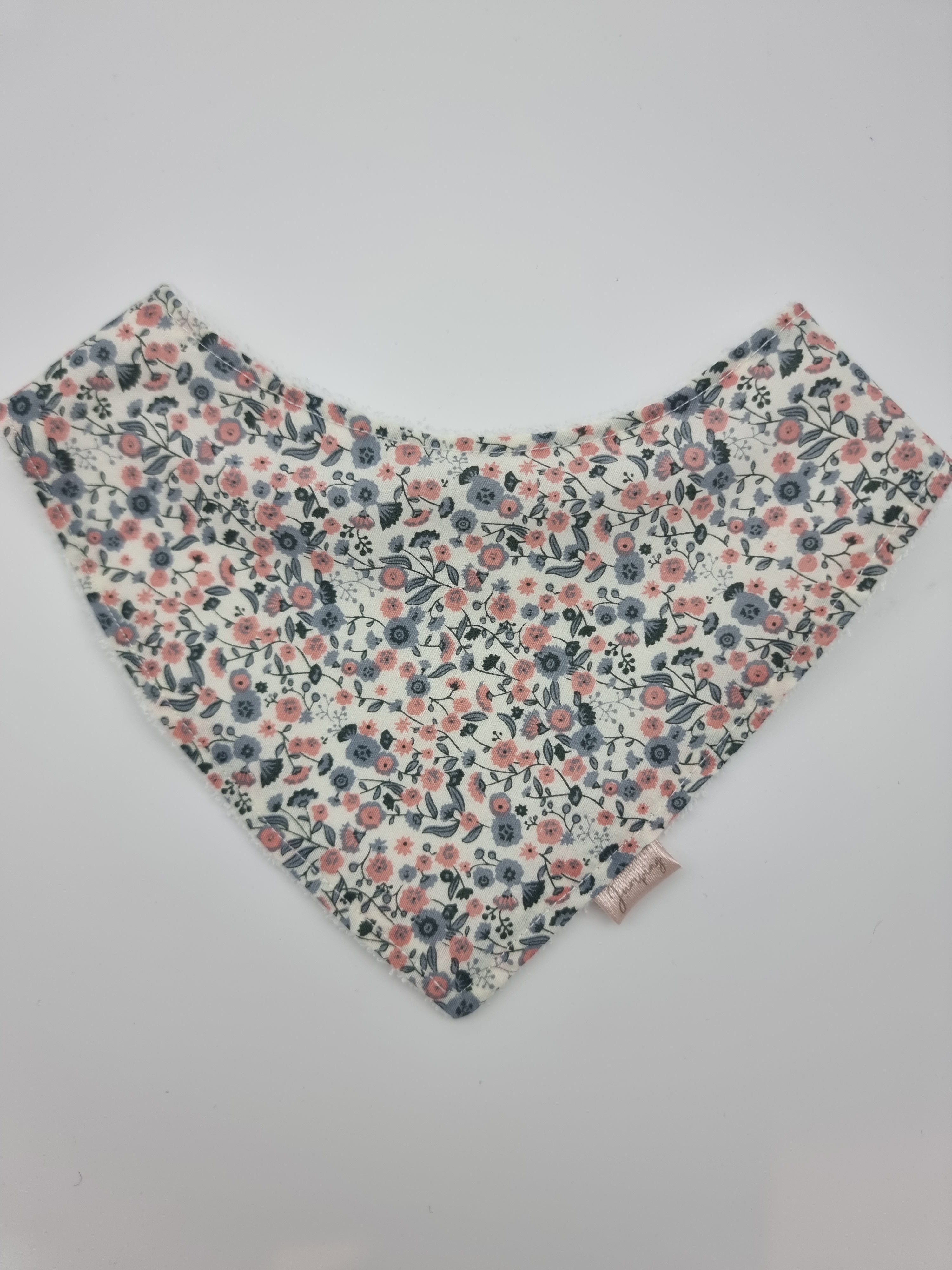 Floral fitted bib