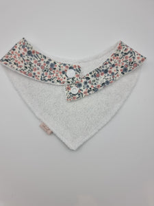 Floral fitted bib