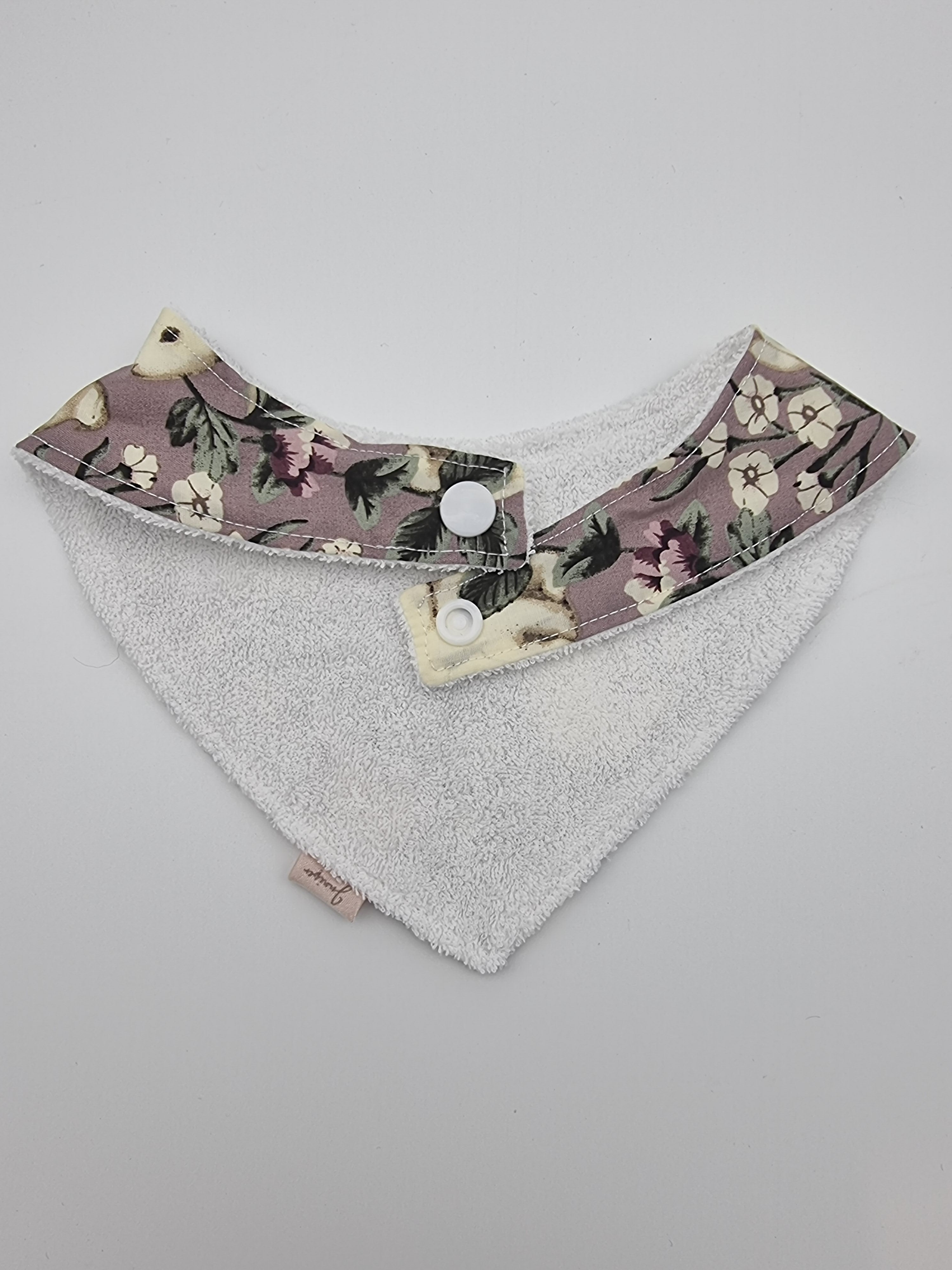 Bunnies and squirrels fitted bib