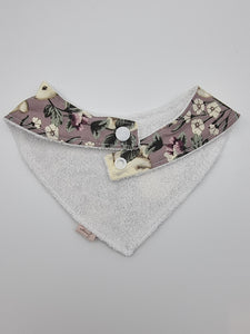 Bunnies and squirrels fitted bib