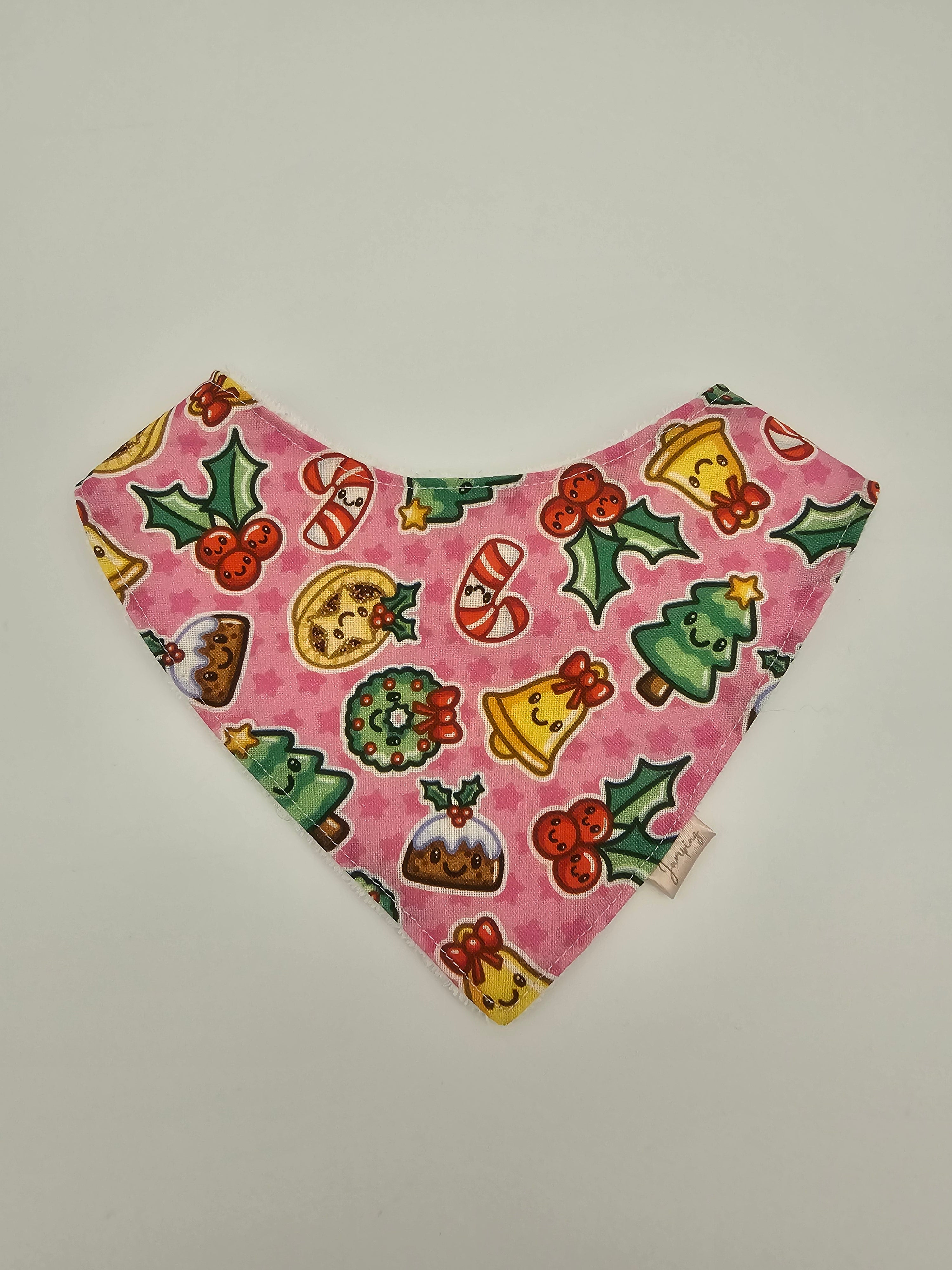 Christmas goodies fitted bib