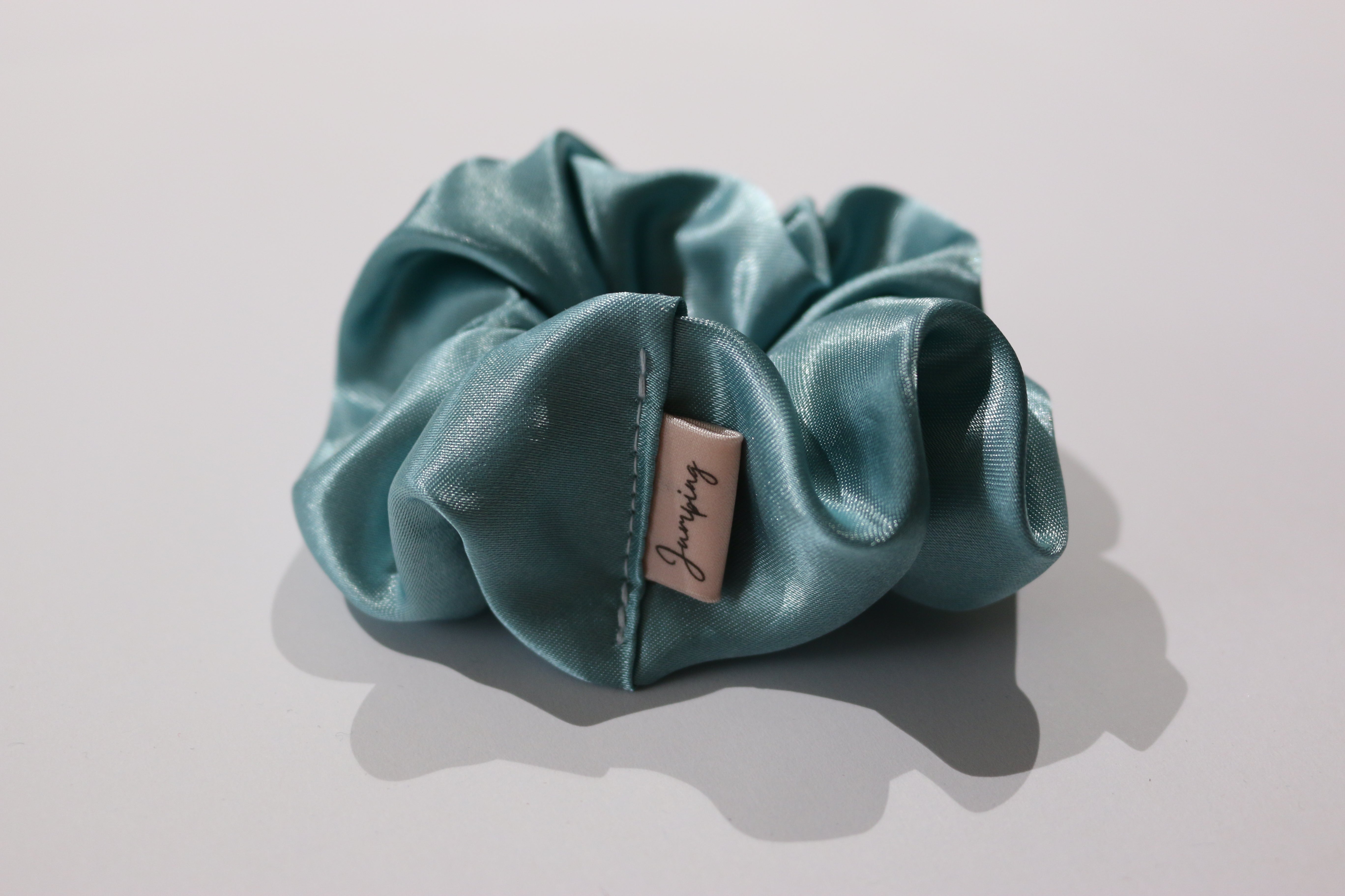 Satin Mint Scrunchie