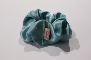 Satin Mint Scrunchie