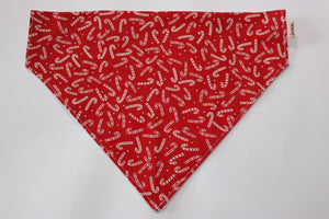 Candy Cane pet bandana