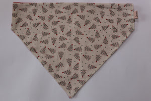 Christmas Tree Red pet bandana