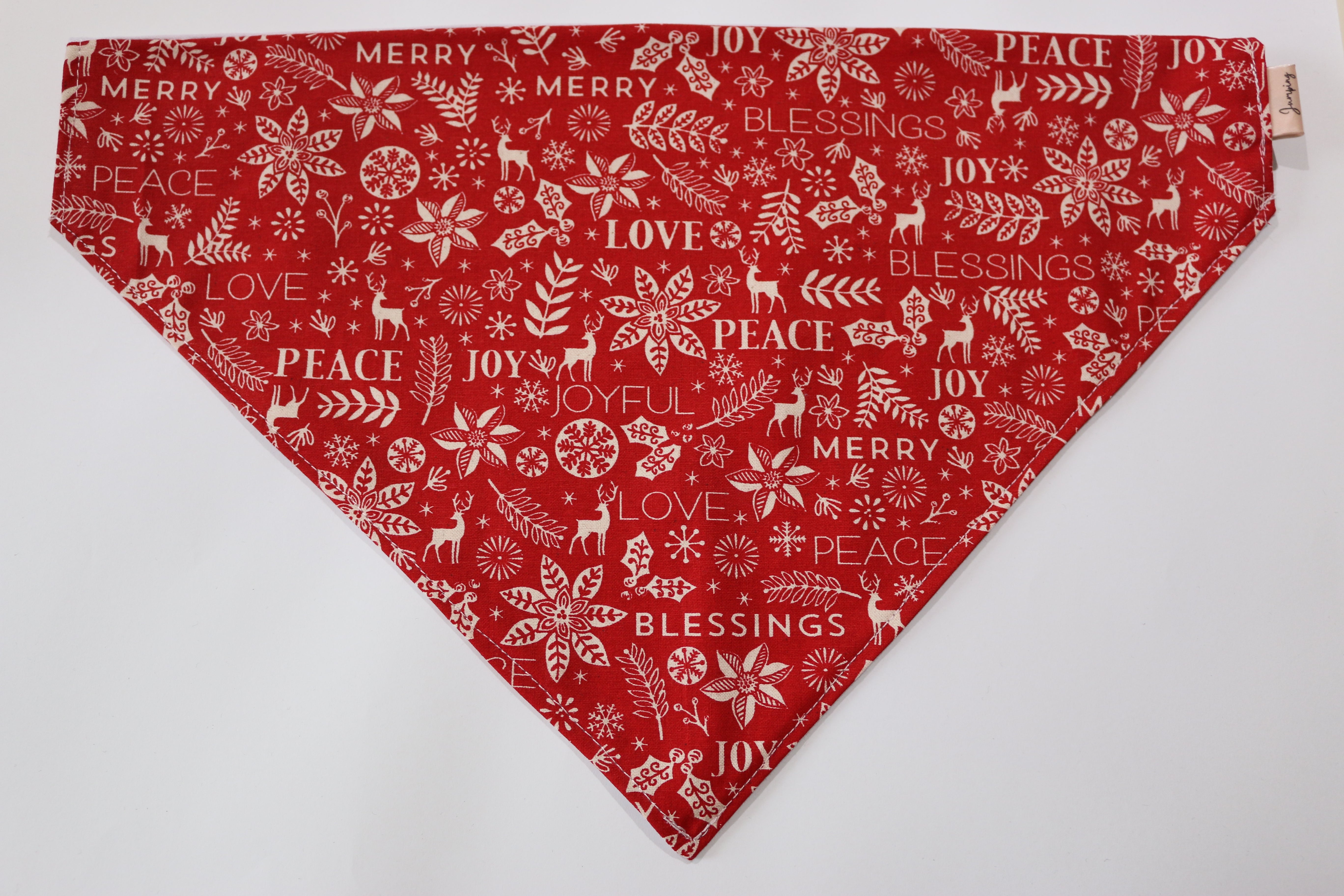 Seasons Greetings pet bandana