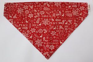 Seasons Greetings pet bandana