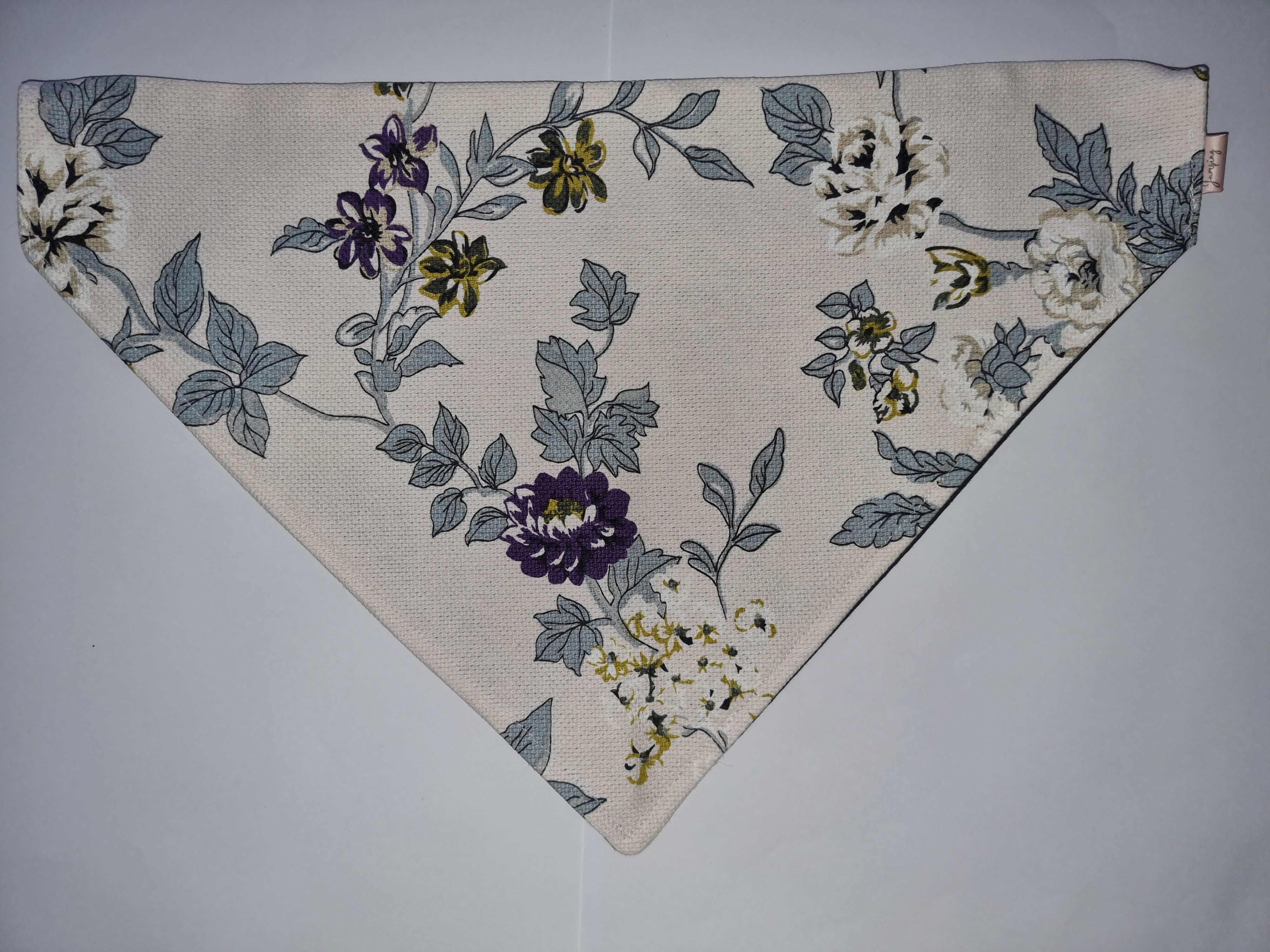 Floral Canvas pet bandana