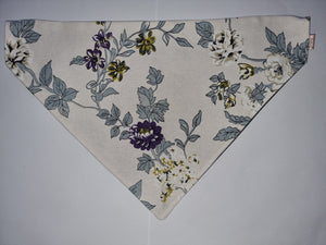 Floral Canvas pet bandana