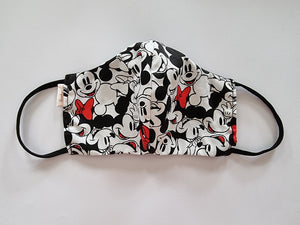 Mickey & Minnie kids/teens face mask