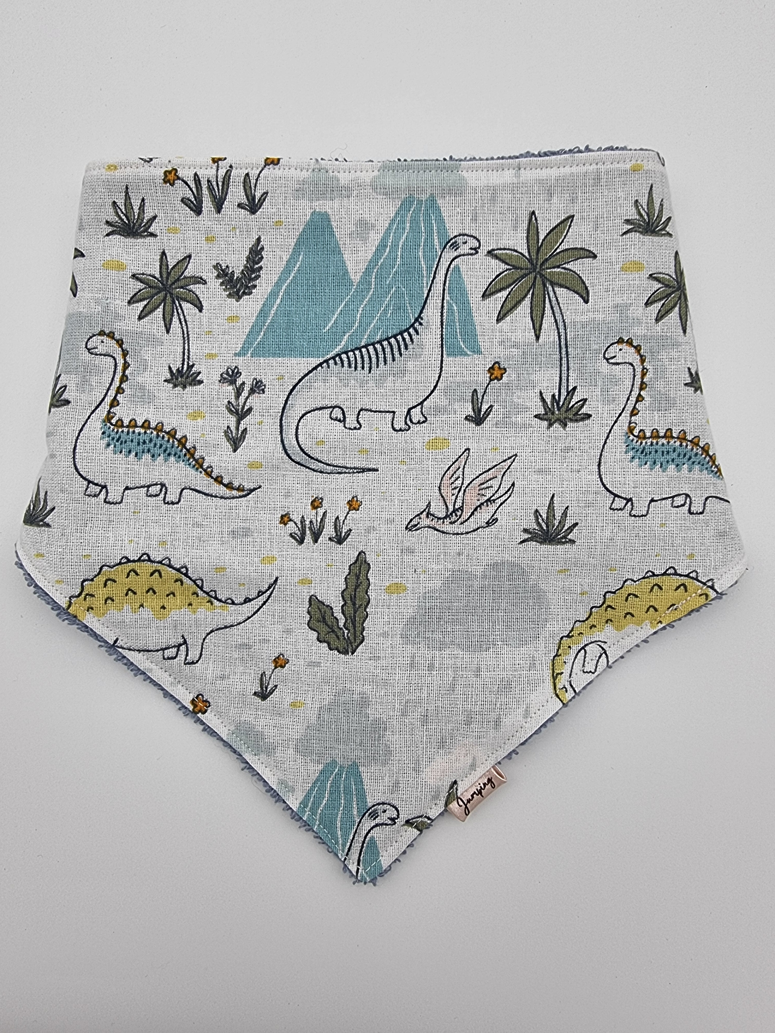 Dinosaur dribble bib