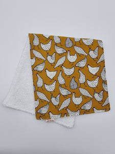 Chooks Burp Cloth