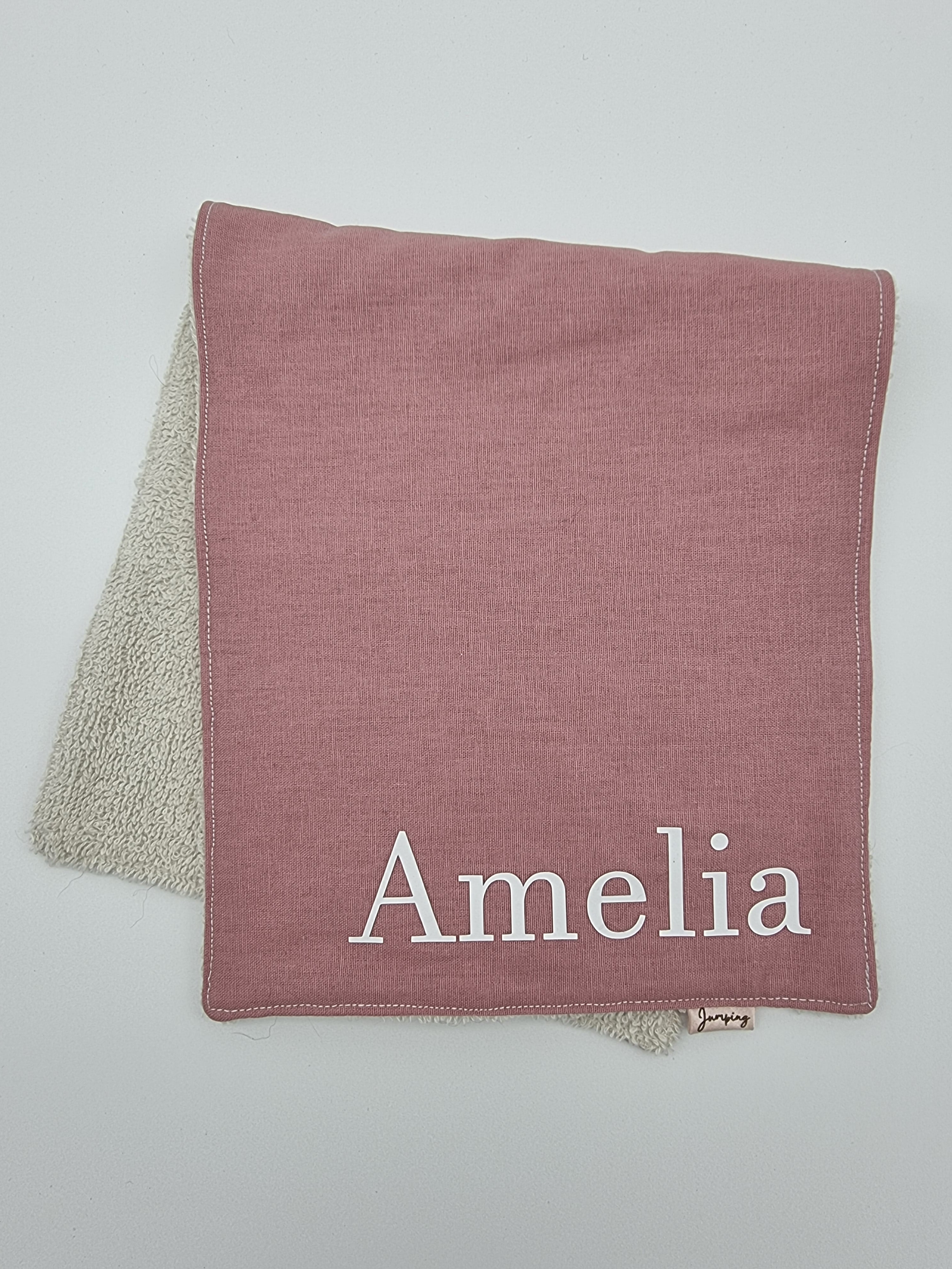 Plain Colour & Personalised Burp Cloth