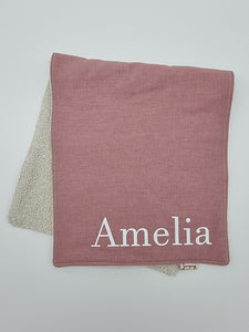 Plain Colour & Personalised Burp Cloth