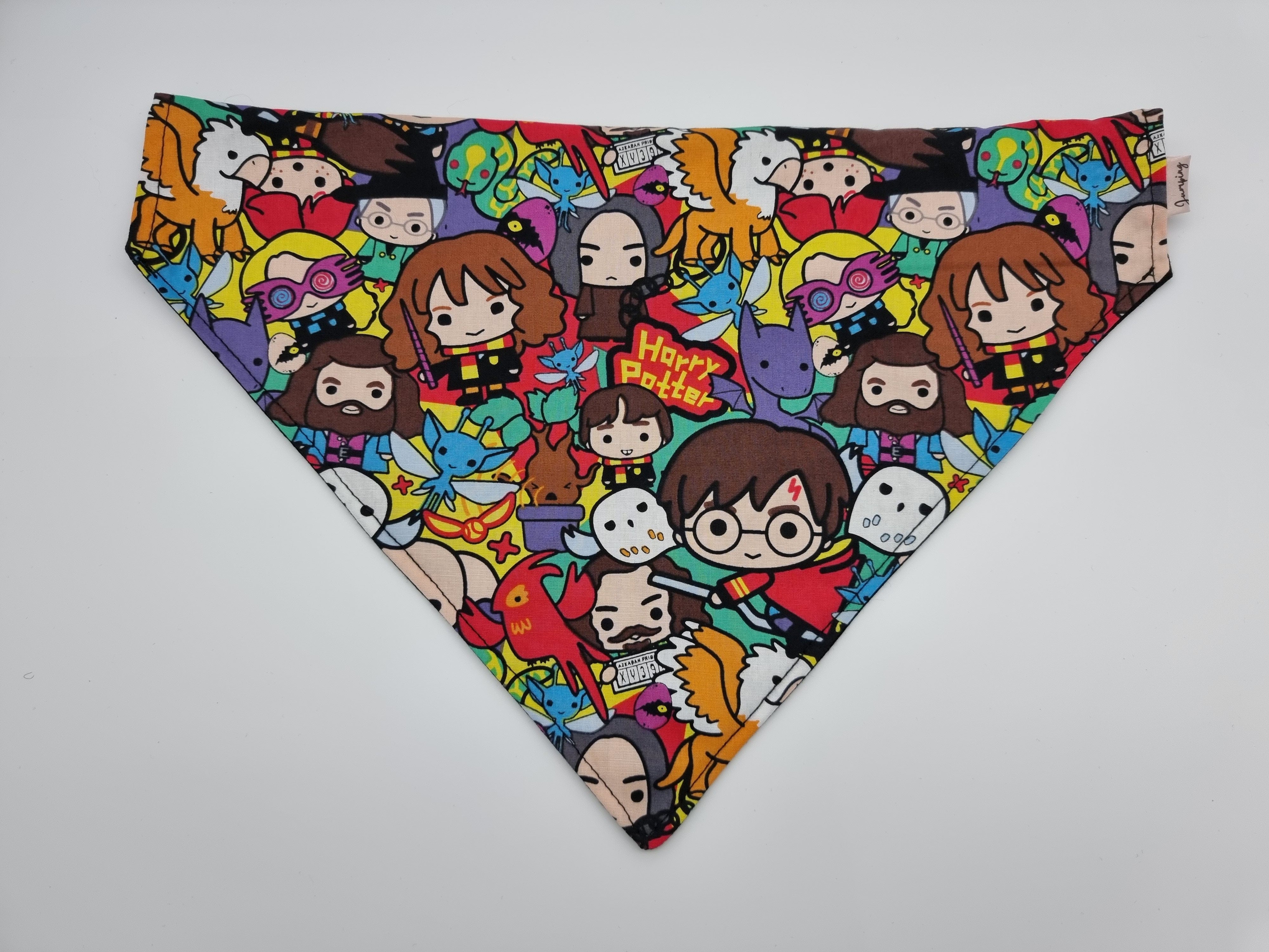 Pop of colour Harry Potter pet bandana