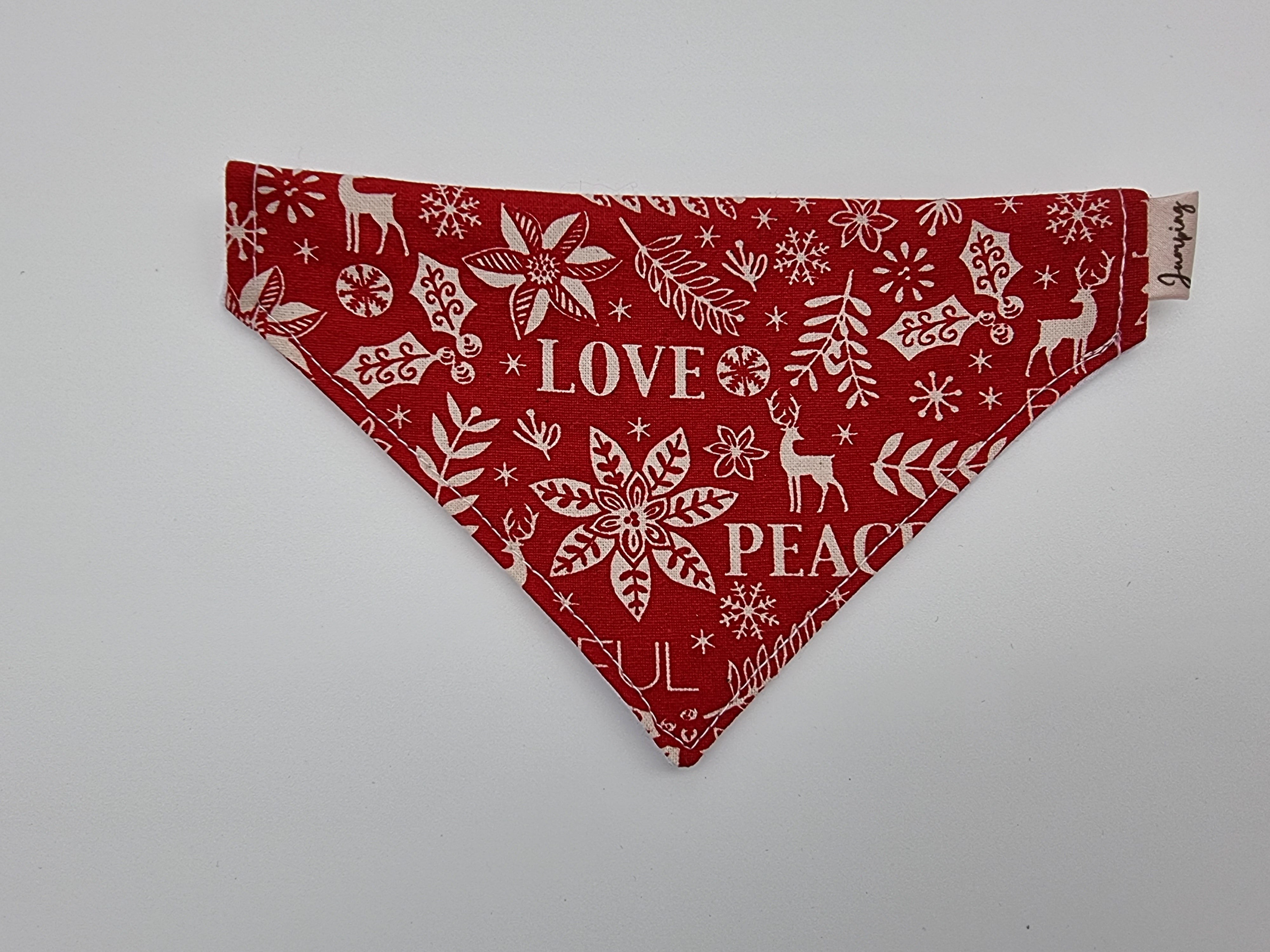 Seasons Greetings pet bandana