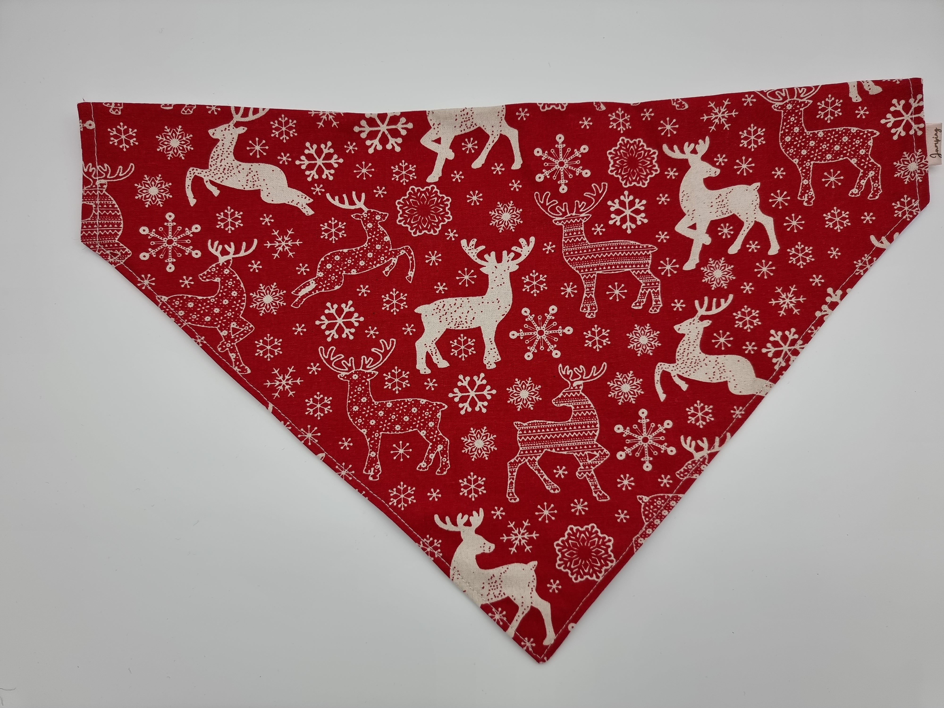 Reindeer pet bandana