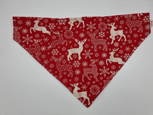 Reindeer pet bandana