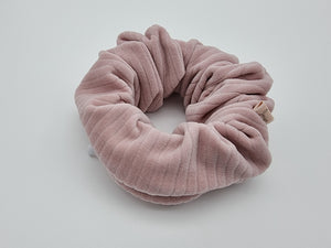 Pouch Scrunchie - Pink Cord