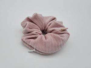 Pouch Scrunchie - Pink Cord