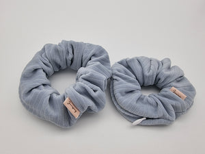 Pouch Scrunchie - Blue Cord