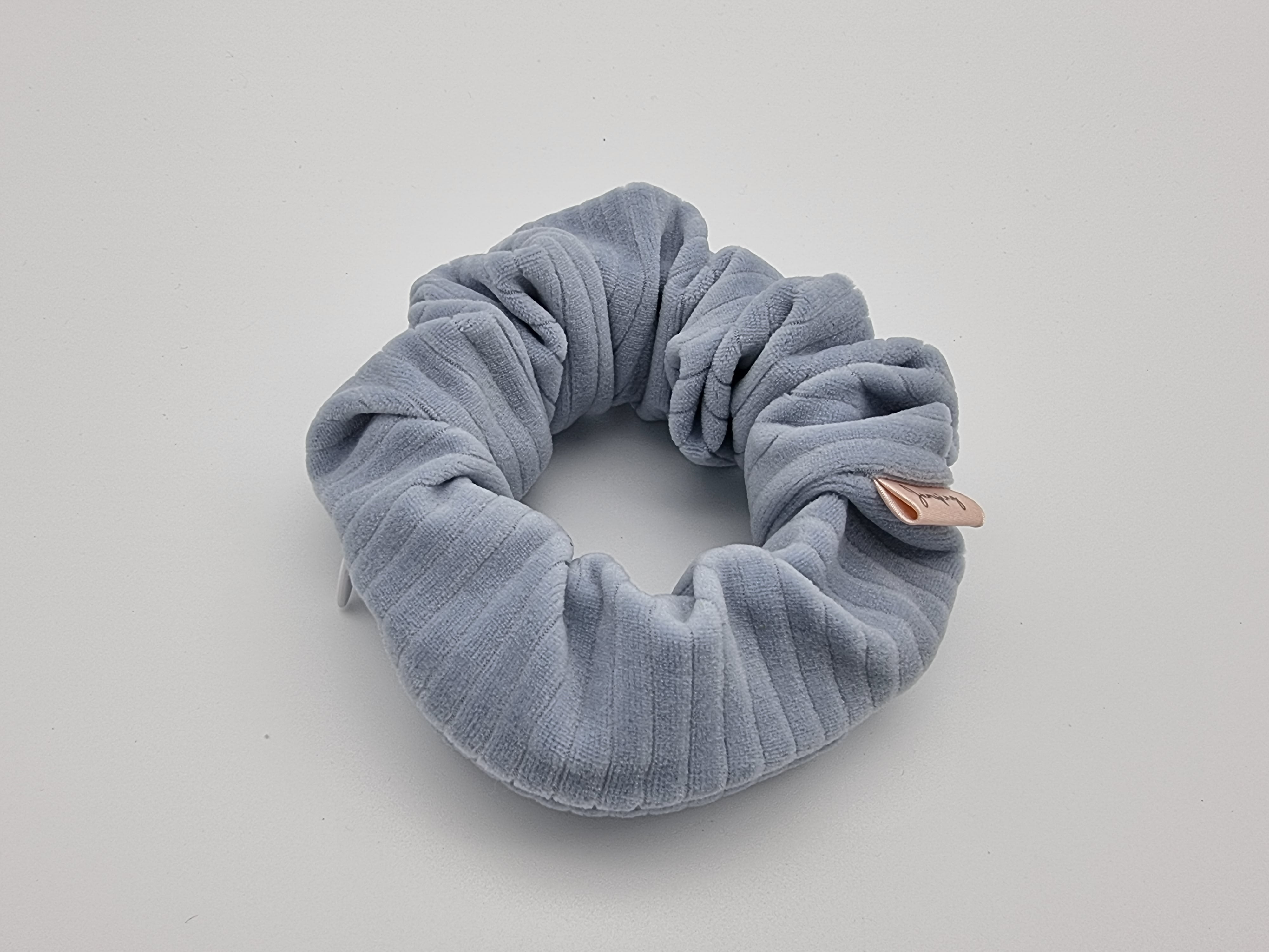 Pouch Scrunchie - Blue Cord