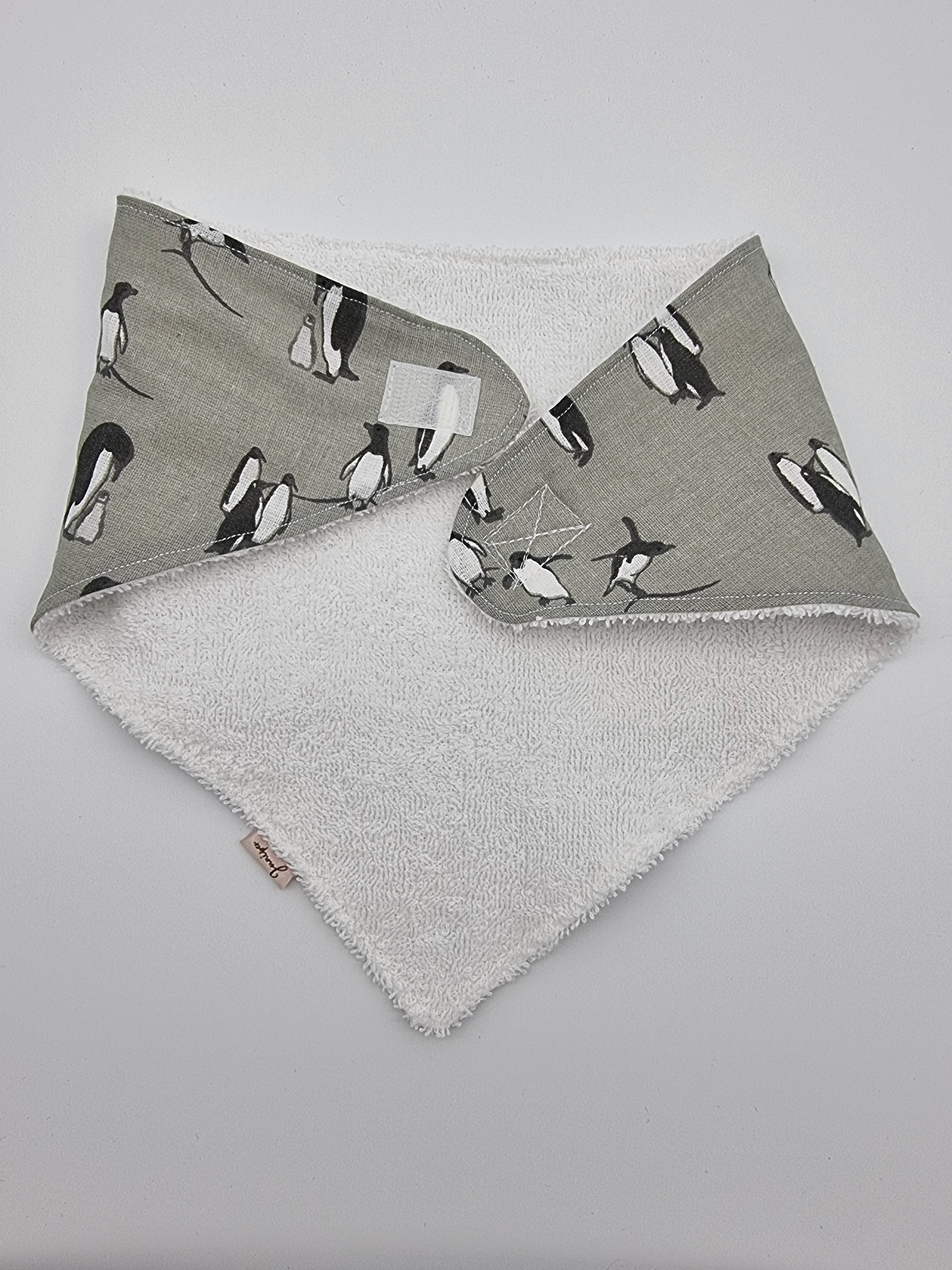 Penguin Dribble Bib