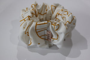 Mustard Planet Scrunchies