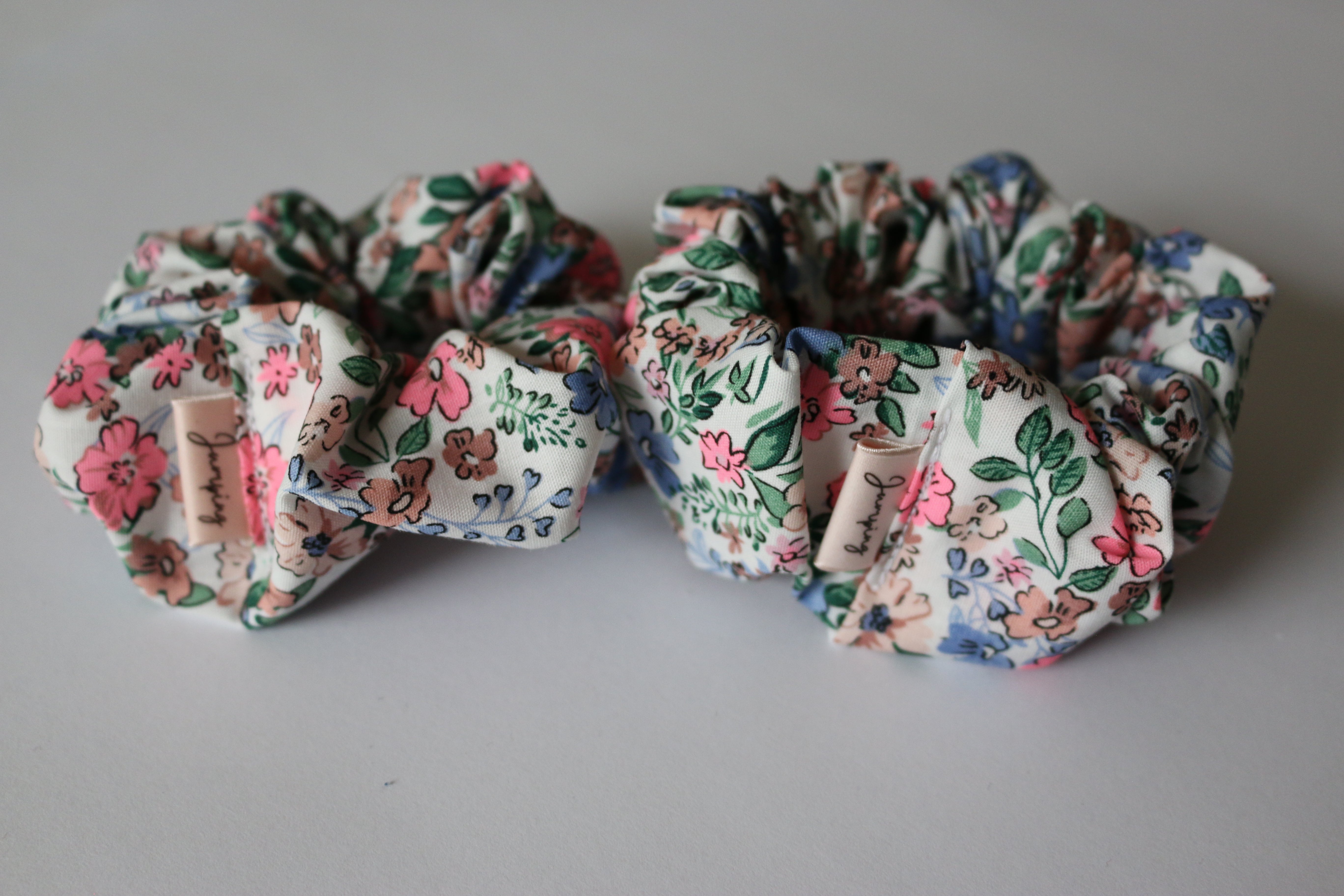 Colourful Floral Scrunchie