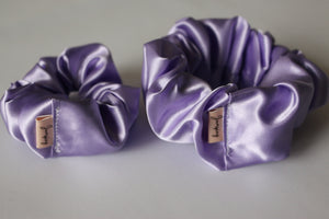Satin Lilac Scrunchie