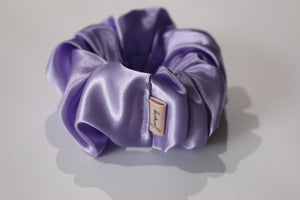Satin Lilac Scrunchie