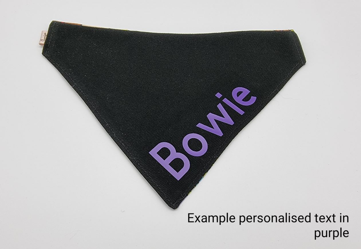 Floral Canvas pet bandana