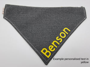 Floral Canvas pet bandana