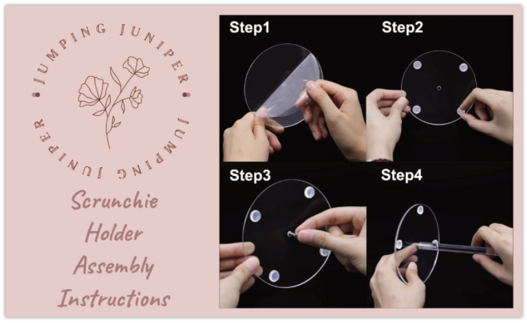 Scrunchie Holder Stand